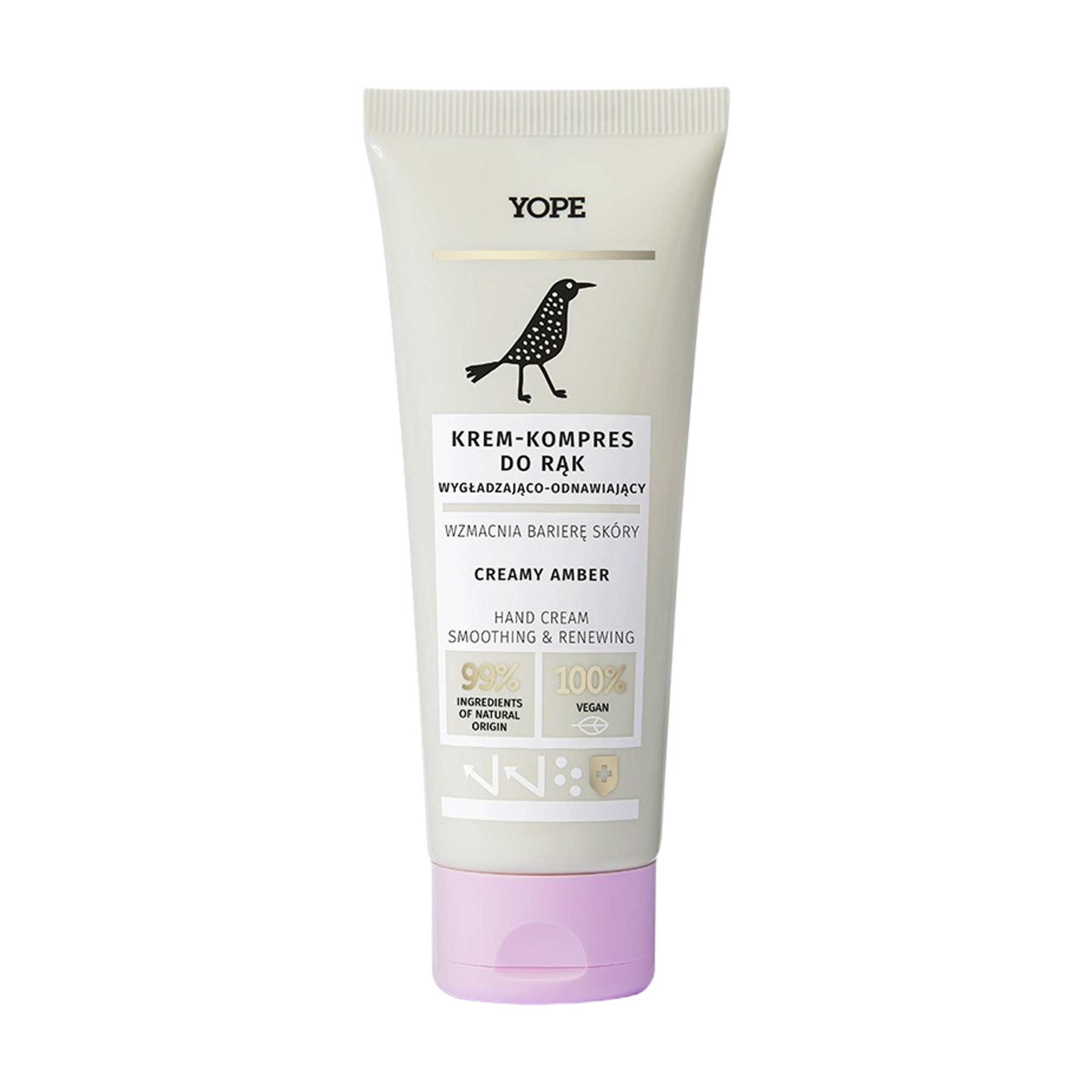 Пом'якшувальний крем для рук Yope Creamy Amber Hand Cream Smoothing &amp; Renewing з бурштином, 50 мл